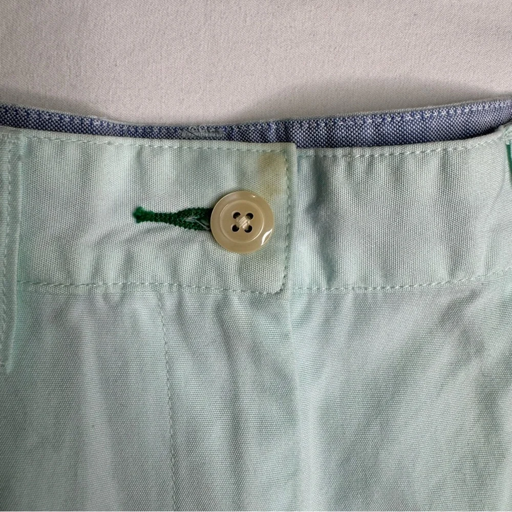 Tommy Hilfiger Mint Green High Waisted 4.5 Inch‎ Inseam Shorts Womens Size 8
